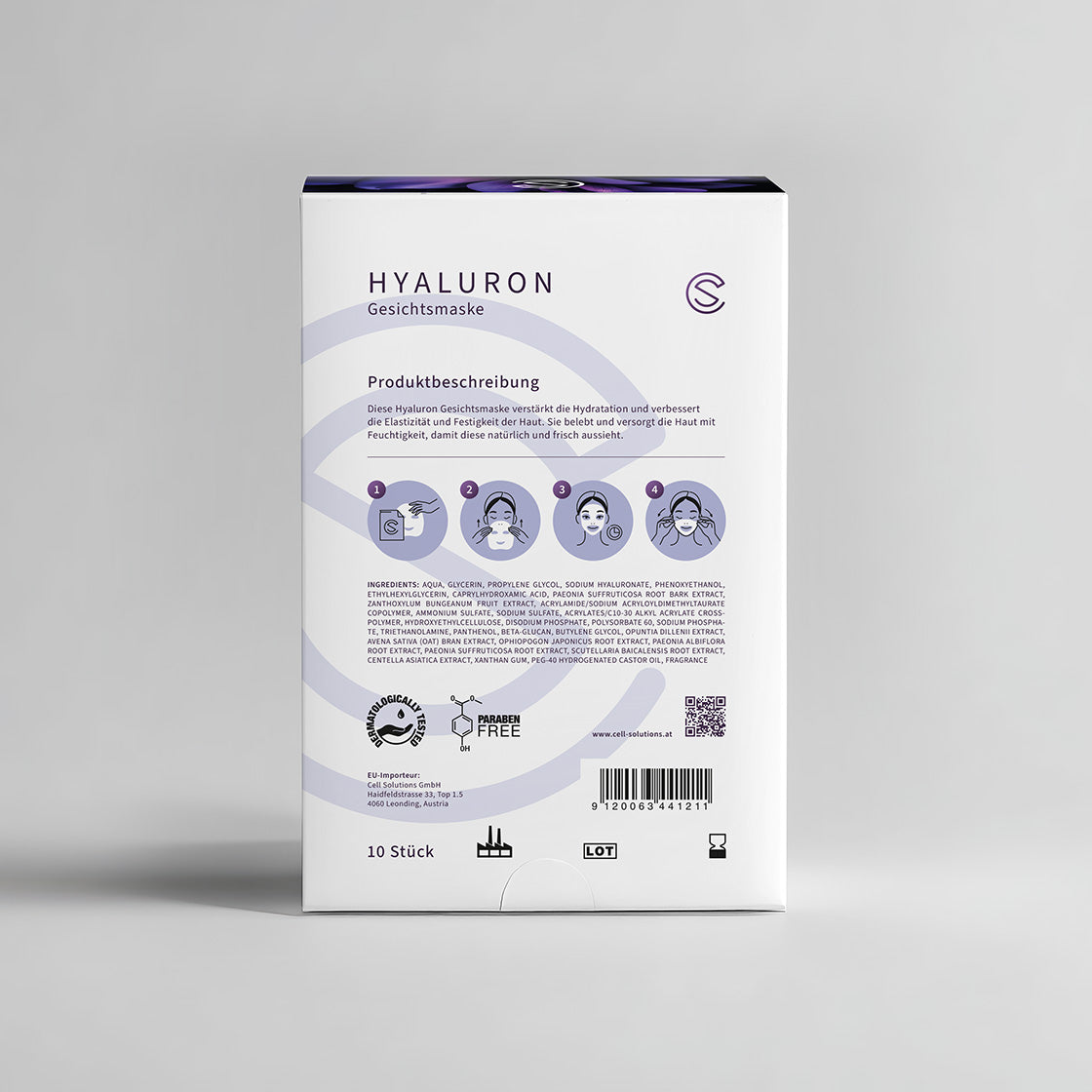 Hyaluron Masken (10 Stück)